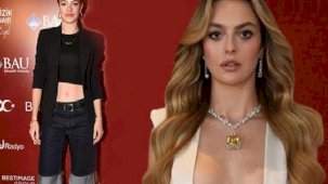 Melis Sezen'in ödül gecesi tarzı gündem oldu!