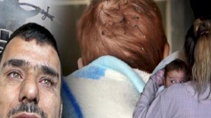 Sara hastası dayı 2 aylık Can bebeği alevlerin arasından aldı