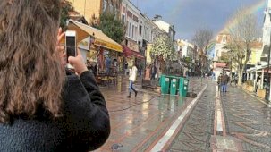 Şehrin her yerinden göründü! Herkes telefona sarıldı