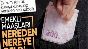 SSK ve Bağkur emeklilerinin yüzde 49,25 zamlı yeni maaşları