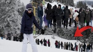 Uludağ'da 230 TL'lik izdiham! Metrelerce kuyruk oluştu