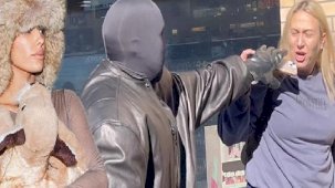 Ünlü rapçi müstehcen fotoğraflarını paylaştığı karısı hakkında soru soran paparazziye saldırdı!