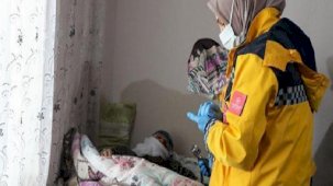 Van'da 95 yaşındaki hasta için ekipler seferber oldu