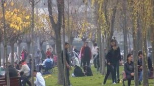 Yılın ilk günü: Tercih park ve sahiller