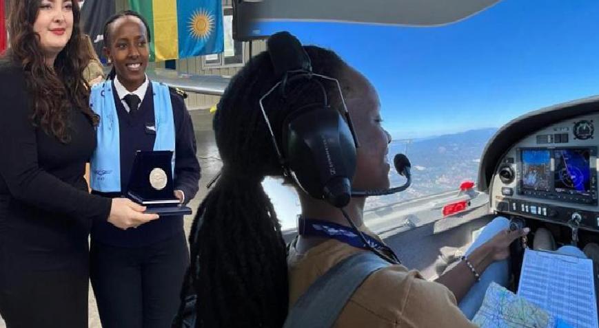 Türkiye'de eğitim aldı, ülkesinin en genç kadın pilotu oldu!