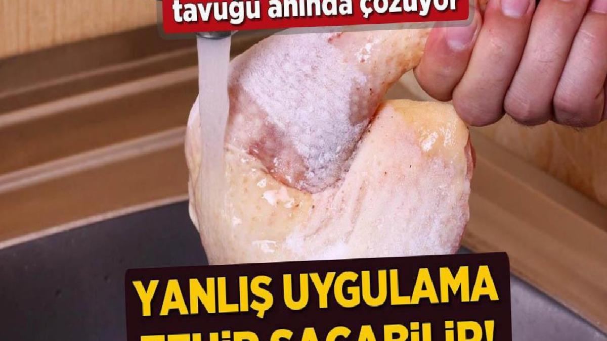 Yanlış uygulama zehir saçabilir! Şeflerin bile kullandığı yöntem tavuğu anında çözüyor