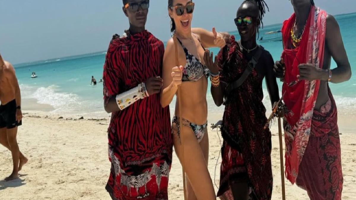 Yemekteyiz sunucusu Zuhal Topal'ın Afrika tatili! Maasai dansı etmeye çalıştı