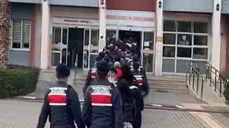 4 ildeki suç örgütü operasyonunda 25 tutuklama