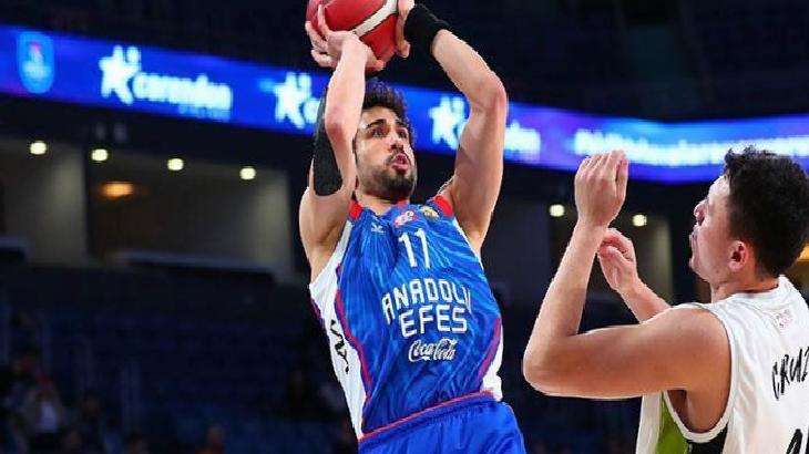 Basketbol Türkiye Kupası'nda ilk yarı finalist Anadolu Efes