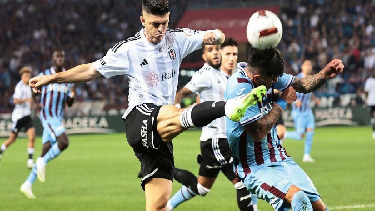 Beşiktaş - Trabzonspor maçının muhtemel 11'leri