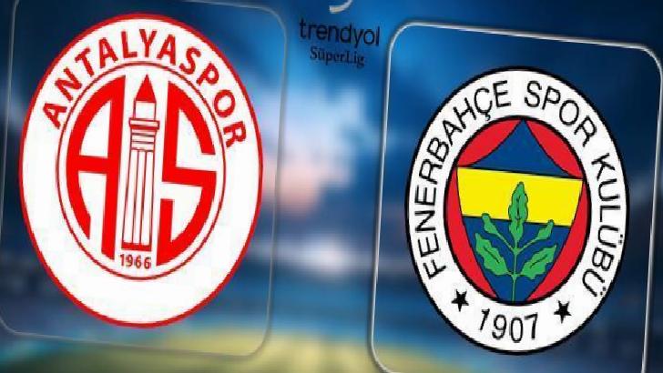 CANLI ANLATIM | Antalyaspor - Fenerbahçe