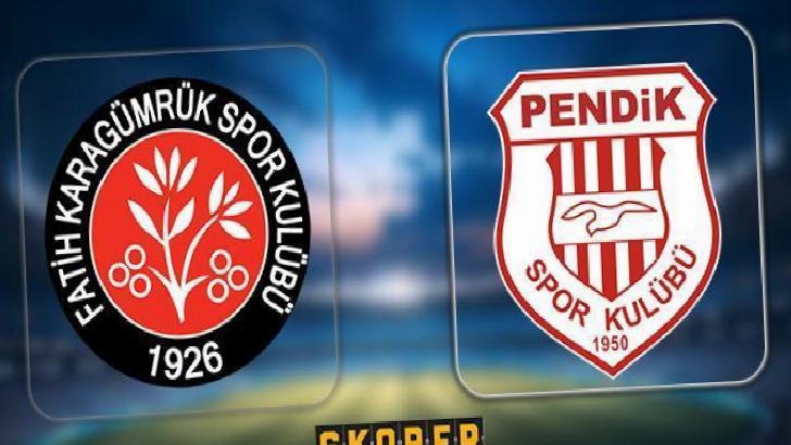 CANLI ANLATIM | Fatih Karagümrük-Pendikspor