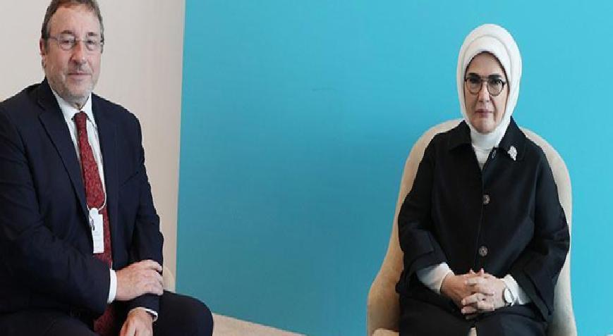 Emine Erdoğan, UNDP İcra Direktörü Steiner ile görüştü