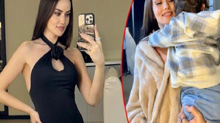 Fahriye Evcen ve oğlu Kerem'in set hatırası! Burak Özçivit kayıtsız kalmadı