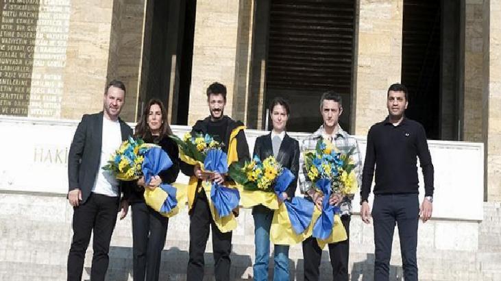 Gala öncesi Anıtkabir'i ziyaret ettiler