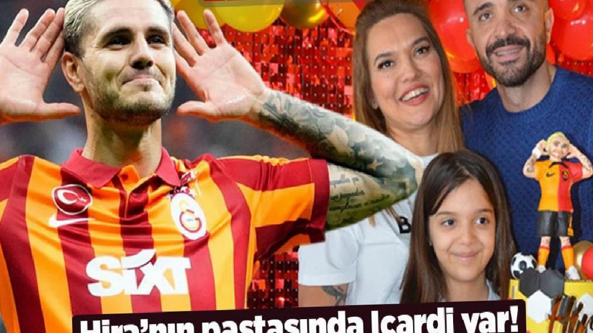 Hira'nın yaş günü pastasında Mauro Icardi var!
