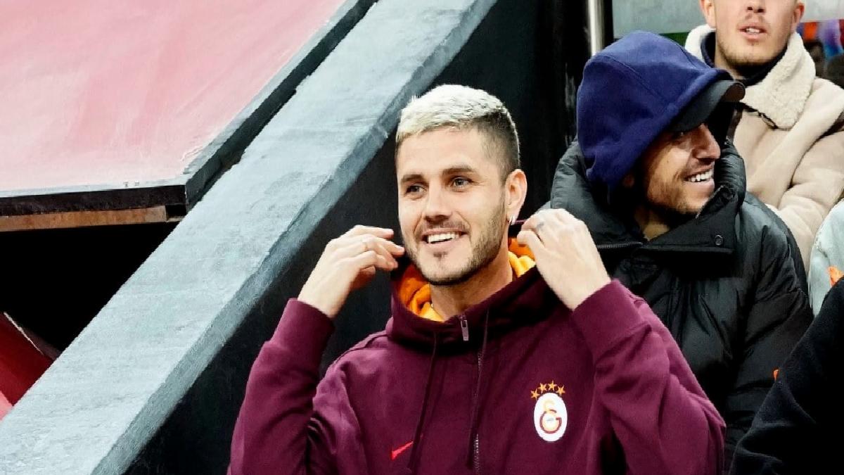 Mauro Icardi, takım arkadaşlarına tribünden destek verdi