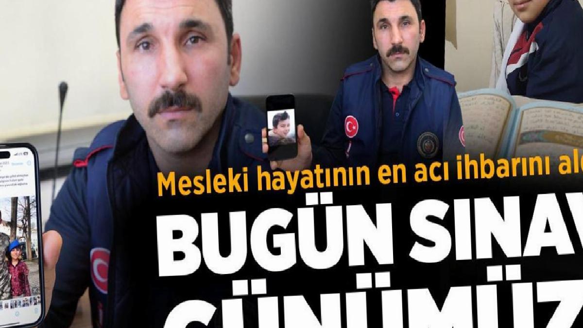 Mesleki hayatının en acı ihbarını eşinden aldı: Bugün sınav günümüz