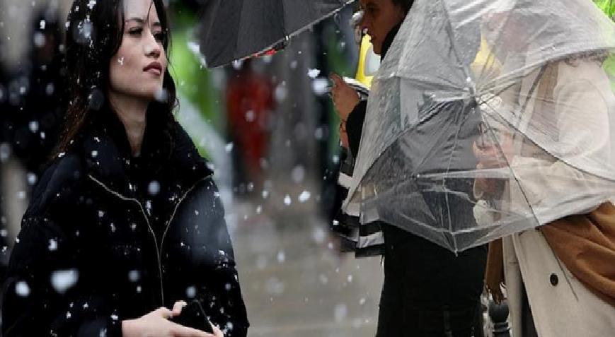 Meteoroloji'den sağanak ve kar uyarısı! Bu gece ve yarına dikkat