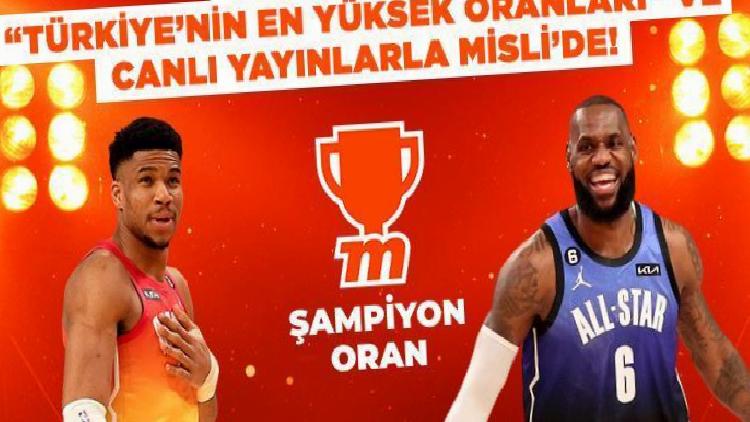 NBA’in en iyileri All-Star’da sahne alıyor… Dev maç “Türkiye’nin En Yüksek Oranları” ve canlı yayınlarla Misli’de!