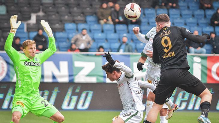 Rizespor'a Konyaspor freni: 0-0