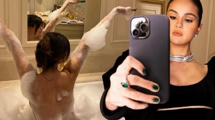 Selena Gomez'den iddialı fotoğraf! Köpük banyosu yaparken paylaştı