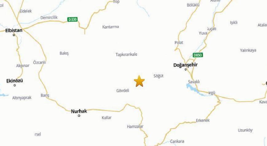 Son dakika... AFAD duyurdu! Malatya'da 3.8 büyüklüğünde deprem