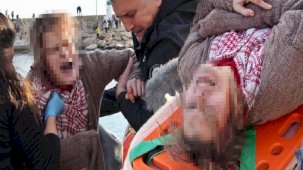 20 metrelik falezlerde dehşet anları! Genç kadının çığlıkları limanı inletti