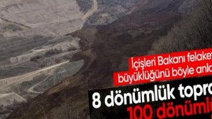 Ali Yerlikaya: Erzincan'da 8 dönümlük toprak, 100 dönüme yayıldı