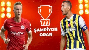 Antalyaspor - Fenerbahçe maçı Tek Maç, Canlı Bahis, Canlı Sohbet seçenekleriyle ve Misli'de
