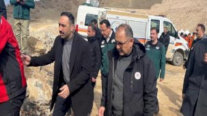 Bakan Özhaseki İliç'te incelemelerde bulundu: Zehirli atığa rastlanmadı