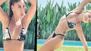 Bali'de yaşayan Irmak Ünal hep tatil modunda! Bikinisiyle spor yaptı