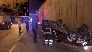 Çorum'da kontrolden çıkan otomobil kaza yaptı! 1 ölü, 3 yaralı