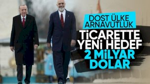 Cumhurbaşkanı Erdoğan: Arnavutluk ile ticaret hedefimiz 2 milyar dolar