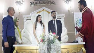 Diyarbakır’da 26 çift, 'evet' demek için bugünü bekledi
