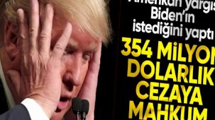 Donald Trump'a emlak dolandırıcılığı davasında 355 milyon dolar ceza