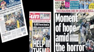 Dünya basını da depremle sarsıldı