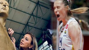 Eda Erdem Dündar heykelinden ilk fotoğraflar geldi! Fenerbahçe'den paylaşım