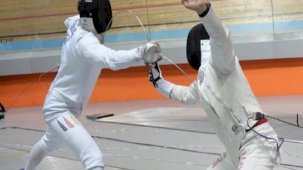 Eskrimci Furkan Yaman, gümüş madalya kazandı