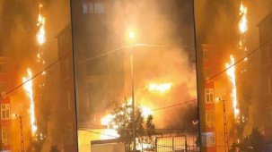 Eyüpsultan’da 6 katlı bina kül oldu