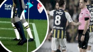 Fenerbahçe'de Edin Dzeko ofsayta takıldı! Mert Hakan Yandaş itiraz etti