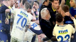 Fenerbahçe'de Mert Hakan Yandaş ve Kazımcan Karataş tartıştı! Maç sonu özür diledi