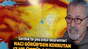 Gemlik’te peş peşe depremler! Prof. Dr. Naci Görür’den korkutan ‘7 ve üstü’ açıklaması