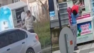 Giysi kumbarasından çıktı! Şoke eden görüntü