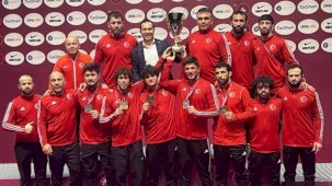 Grekoromen Güreş Milli Takımı Avrupa şampiyonu