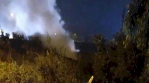 Hatay'da doğal gaz paniği! Boru patladı, sızan gaz böyle görüntülendi