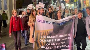 Hayvanseverlerler vahşice öldürülen Eros için yürüdü