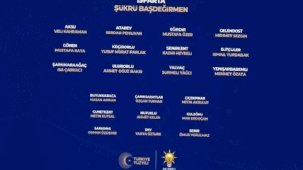 Isparta’da AK Parti ilçe belediye başkan adayları belli oldu