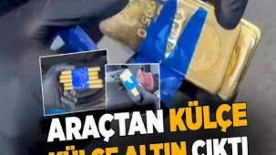Kaçak külçe altın operasyonu! 450 milyon lira değeri var, 3 kişi yakalandı