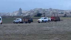 Kapadokya'da sıcak hava balonu uçuşlarına olumsuz hava etkisi